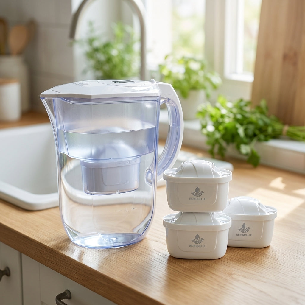 Reinquelle Starter-Set Wasserfilter-Krug + Filterkartuschen (3x)