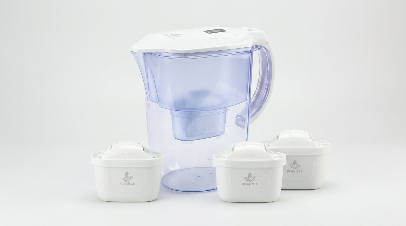 Reinquelle Starter-Set Wasserfilter-Krug + Filterkartuschen (3x)