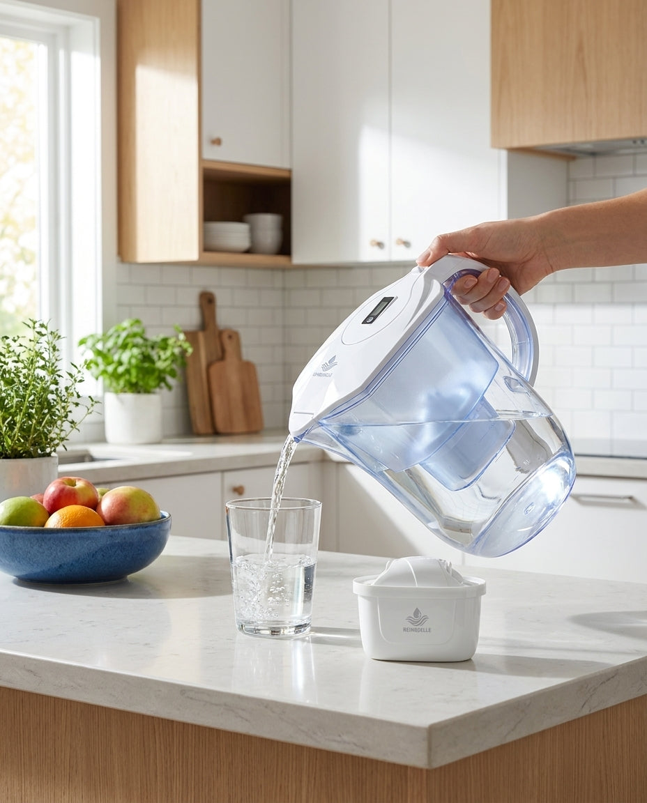 Reinquelle Wasserfilter Krug 3.5L – Filterkanne für sauberes Trinkwasser | inkl. Filter