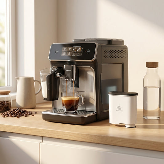 Reinquelle Wasserfilter für Kaffeemaschinen 4er Pack – kompatibel mit Philips LatteGo, 2200, 3200, 3300, 5400 Series